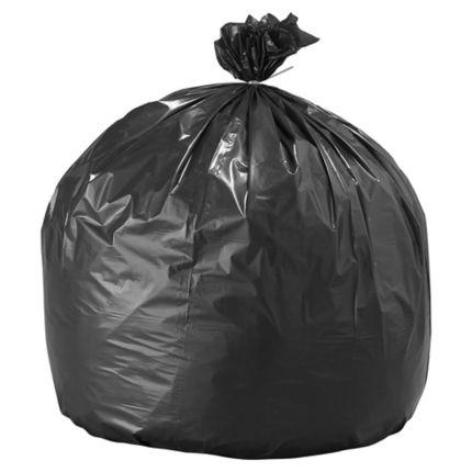 22 x 24 Black Utility Garbage Bags, 500/case