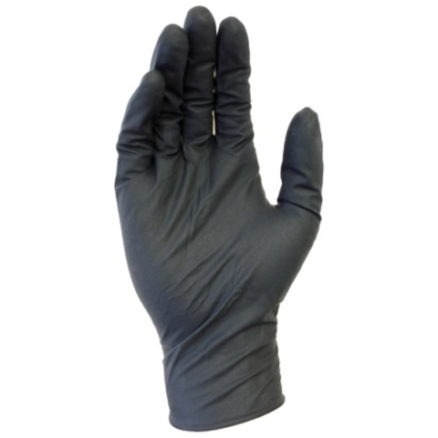 Black Nitrile Powder-Free Gloves, Small