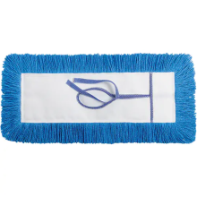 Dust Mop Refill; Tie-On, 5" x 36", Static-H  Blue
