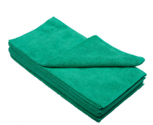 Microfibre Cloth, Large Green, Deluxe Detailing; 15 x 25