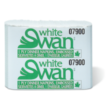 White Swan® 1-Ply Dinner, 8 Fold