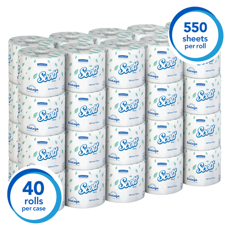 Scott Standard Roll Bathroom Tissue