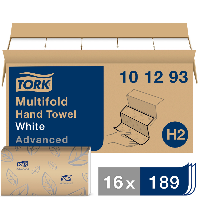 Tork Advanced Xpress Multifold Hand Towel, 3-Panel