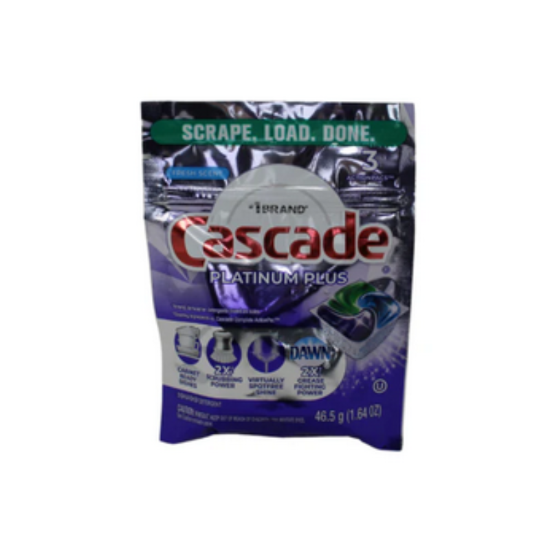 Cascade ActionPacs 3 Count Platinum Plus