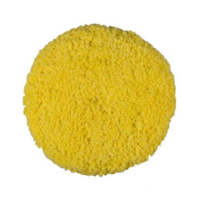 Wool Pad, Single Sided, Yellow - Medium Cut 9