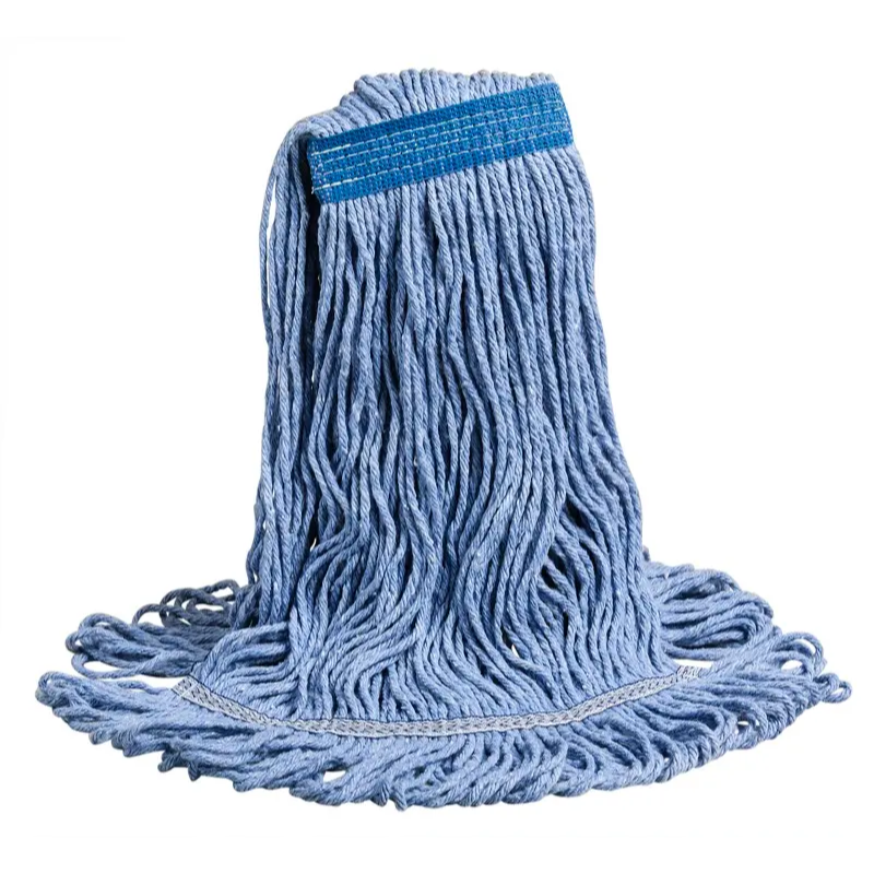 Super Looper Loop-End Wet Mop - Narrow Band - Large - Blue - Case of 12