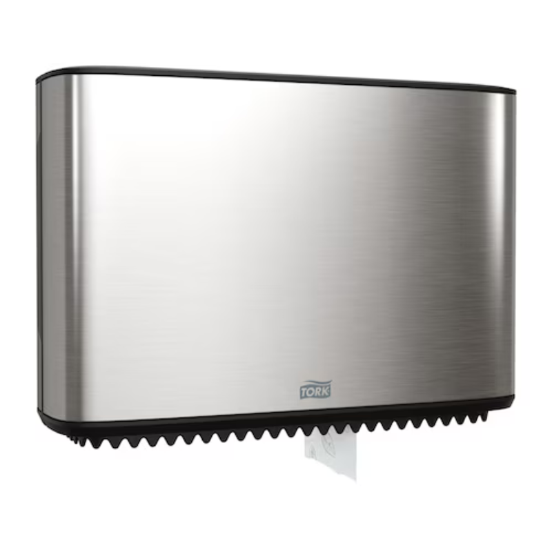 Tork Mini Jumbo Bath Tissue Dispenser, Stainless Steel T2