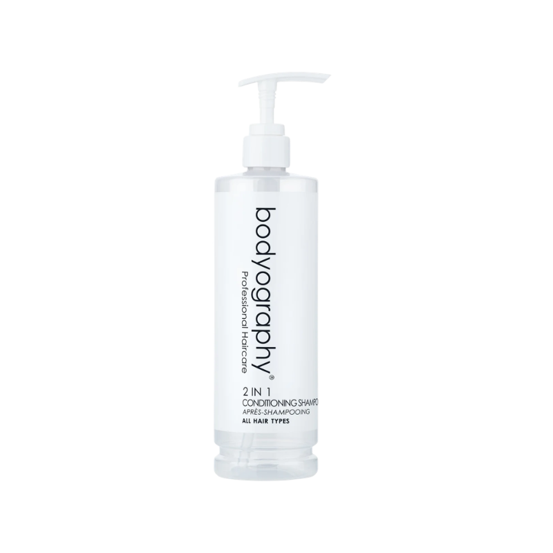 Bodyography Blanc REFILLABLE Pump Bottle - 2 in 1 Conditioning Shampoo