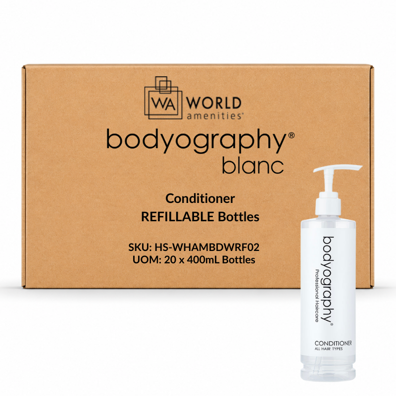 Bodyography Blanc REFILLABLE Pump Bottle - Conditioner