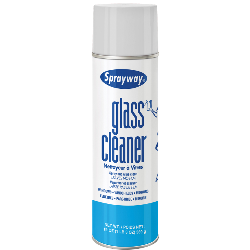 Sprayway Glass Cleaner, Foaming Aerosol