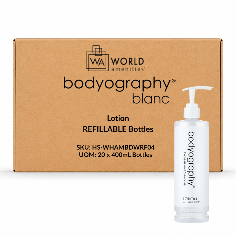 Bodyography Blanc REFILLABLE Pump Bottle - Lotion