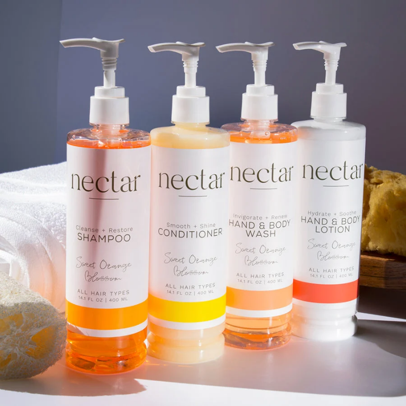Nectar Hand & Body Wash Pump Refillable Bottle 400mL
