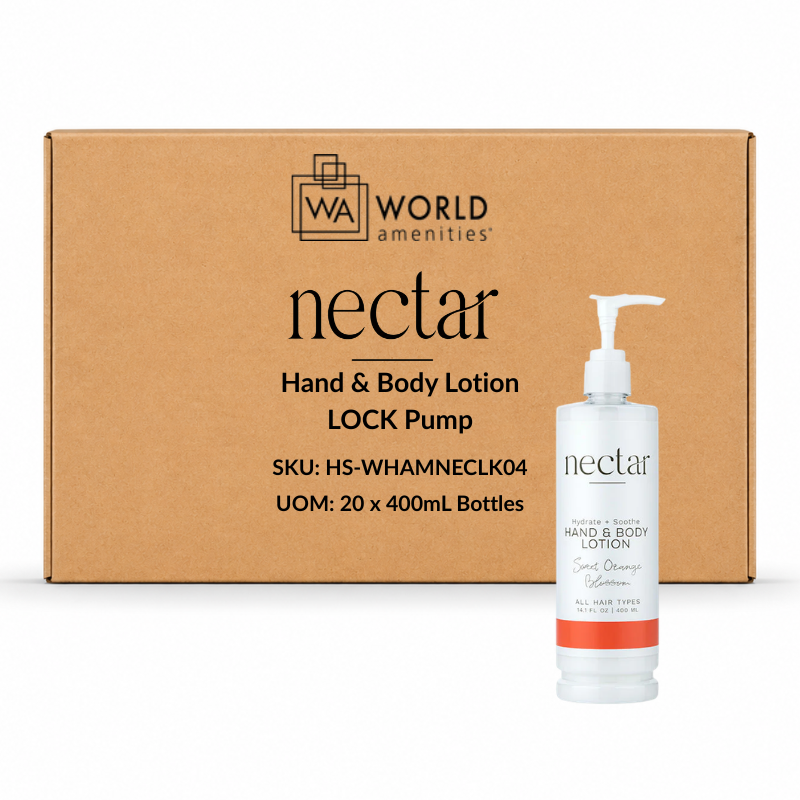 Nectar Hand & Body Lotion LOCK Pump Bottle 400mL