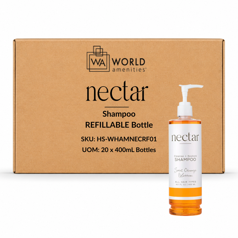 Nectar Shampoo Pump Refillable Bottle 400mL