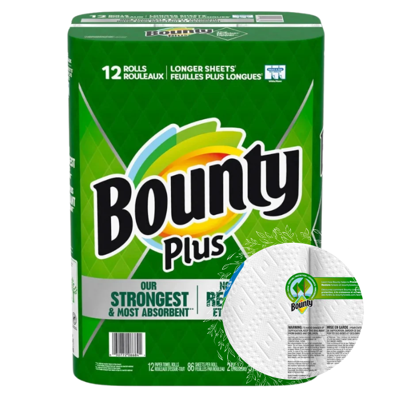 Bounty Plus Paper Towel 12 x 86 Sheets