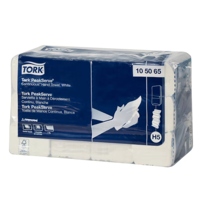 Tork PeakServe Continuous Hand Towel White H5