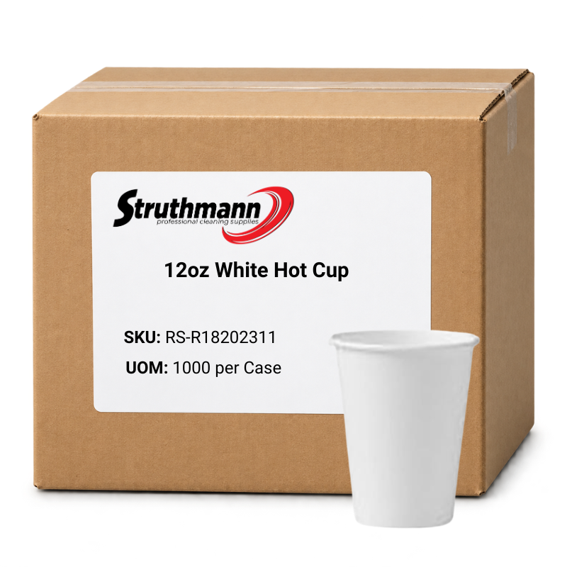 12oz White Hot Cup