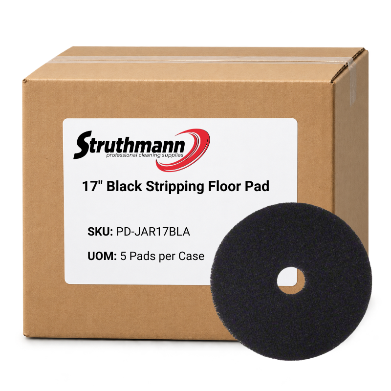 17" Black Stripping Floor Pad