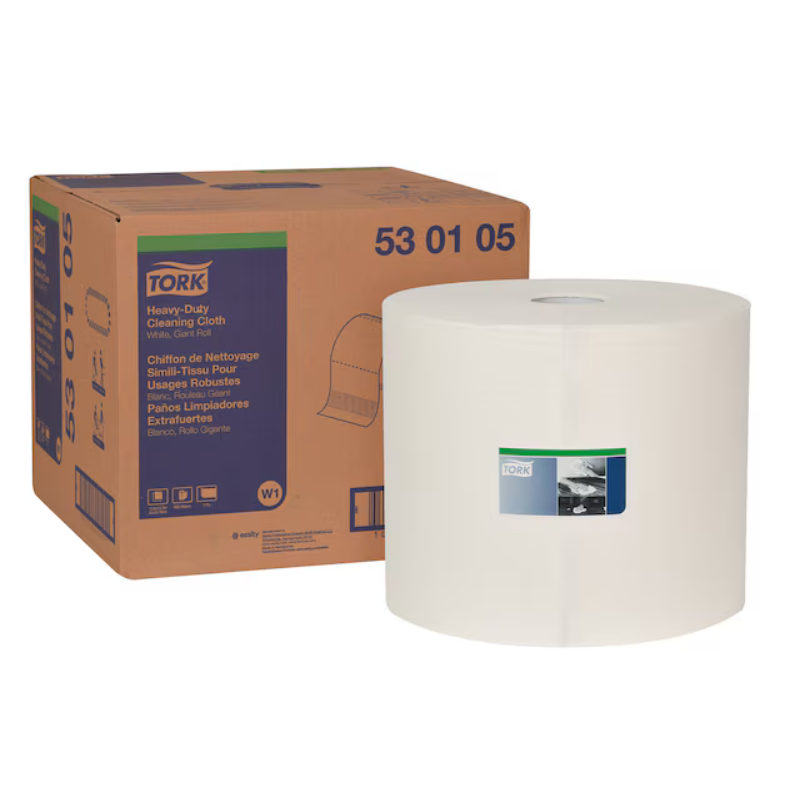 Tork Heavy-Duty Cleaning Cloth Giant Roll with exelCLEAN® Technology – 1 Roll/Case