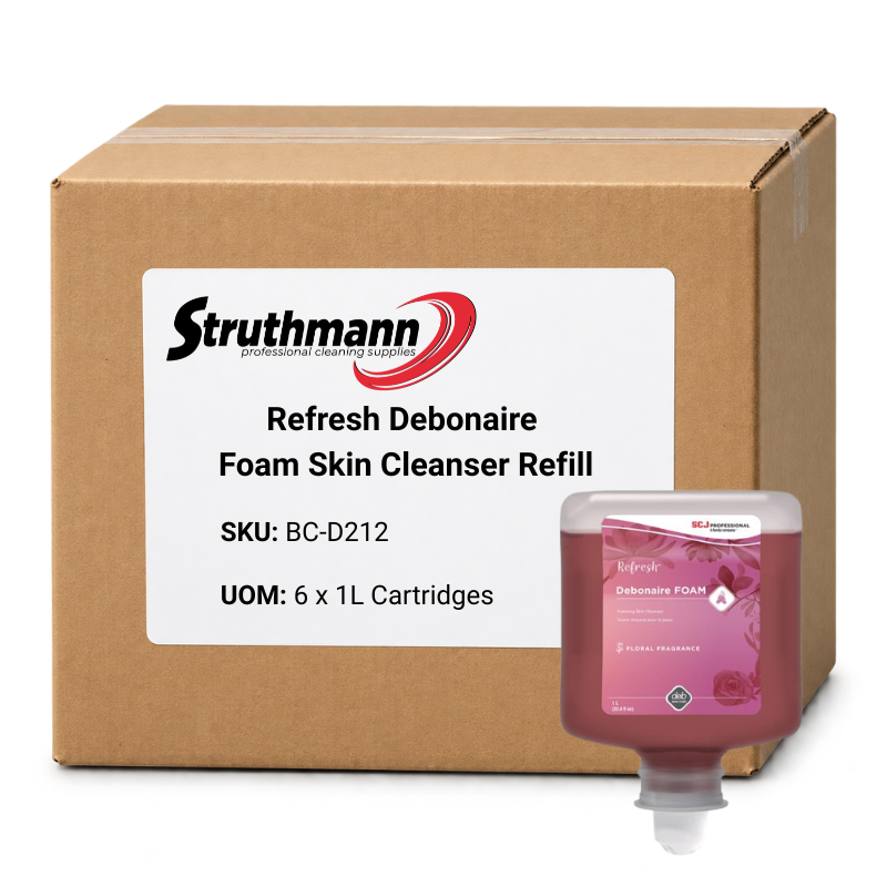 Refresh Debonaire Foam Hand Soap Refill – 1L Rose/Pink