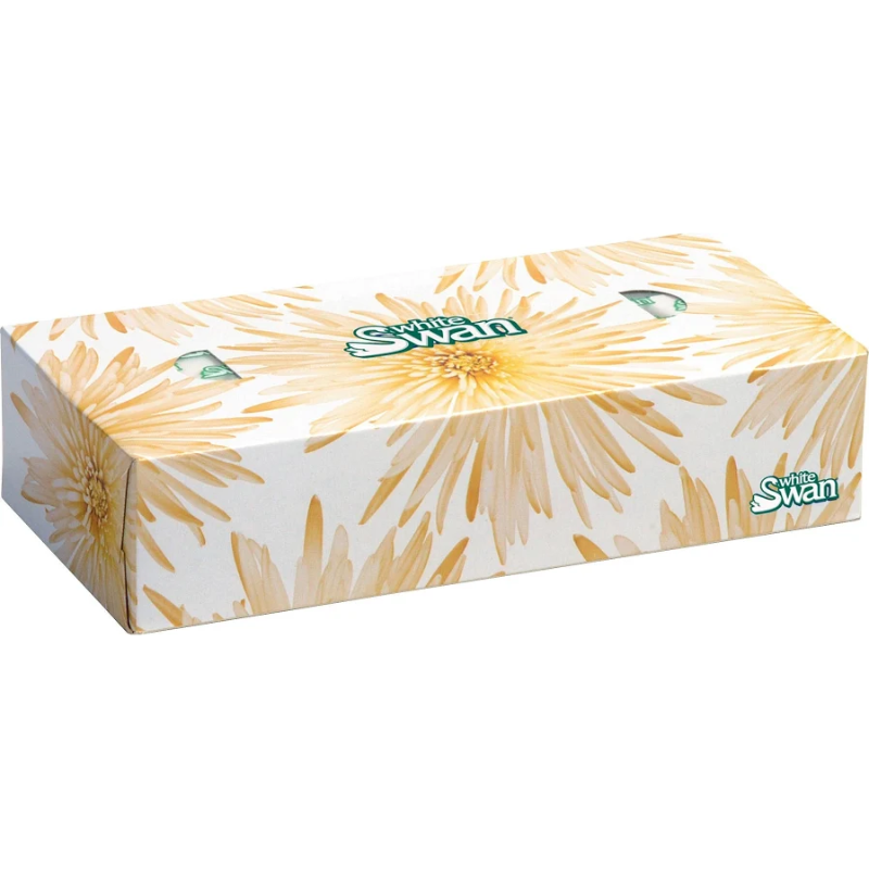 White Swan Facial Tissue, 2 Ply
