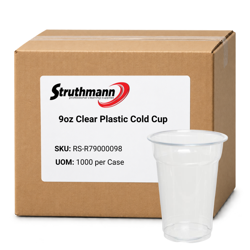 9oz Clear Plastic Cold Cup