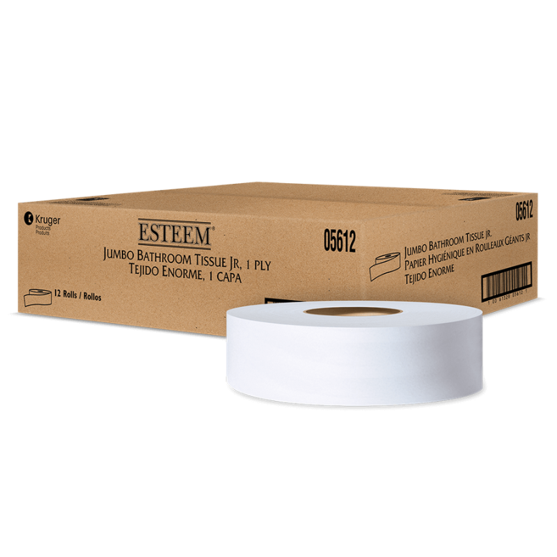 Esteem 1 Ply Jumbo Bathroom Tissue Junior