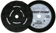 Pad; Foam, Waffle 8", Cool-It Black - Finishing  AA-S44458